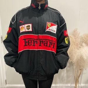 Race car sports jacket